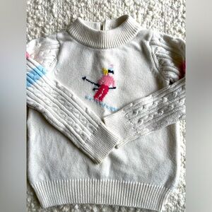 Janie and Jack Girl Ski Sweater to kick off the holiday's and ski season.
